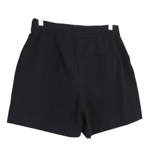 SPANX Black Polished High-Waist Pull On Classic Shorts Size Small - Picture 4 of 7